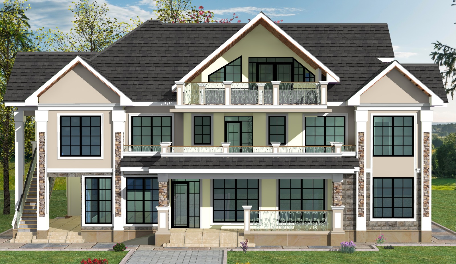 Elegant Residence - Architectural Design project in Voi, Taita Taveta by Prepegola Builders